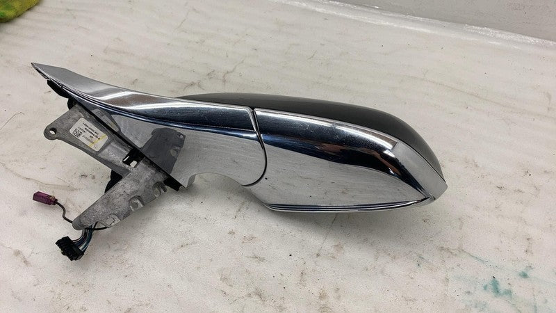 ⭕ 12-15 Model S Driver Side Rear View Door Mirror Left Black - PBSB 60