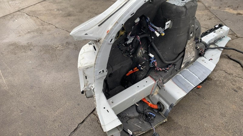 ⭕ 16-20 Tesla Model X MX Rear Left Quarter Panel Structural Cutout LH White PPSW