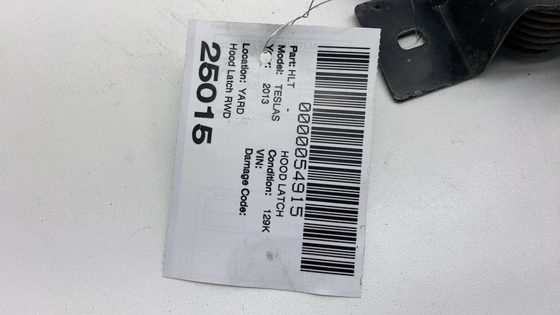 ⭕ 2012-2015 Tesla Model S Front Frunk Hood Lock Latch Secondary Release Assembly