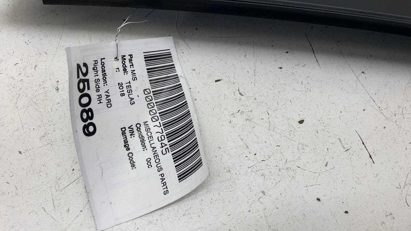 ⭕17-23 Model 3 Right B-Pillar Applique Glass Trim Molding w/ Camera 11