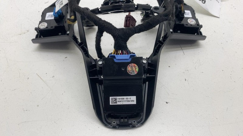 110155603C ⭕ 2017-2023 Tesla Model 3 Steering Wheel Trim w/ Control Function 1101556-03-C