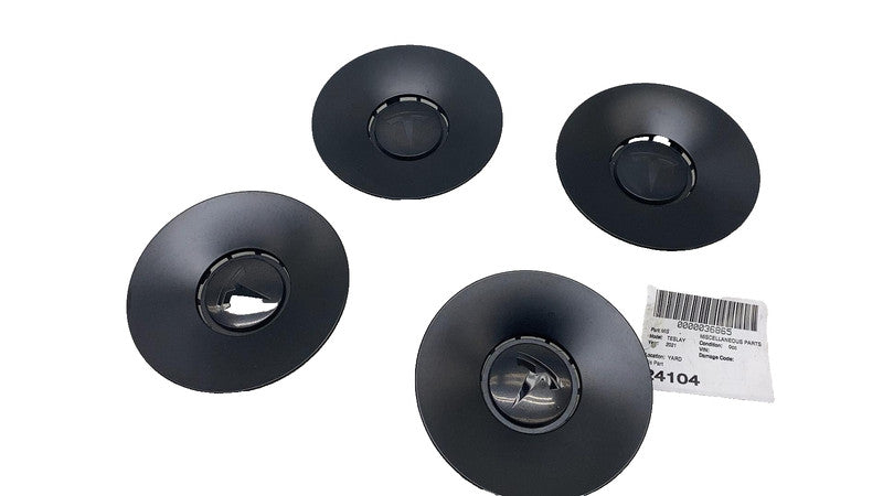 ⭕ 20-23 Model Y Uberturbine Center Cap Induction Lug Nut Cover x4 1188233-00-A