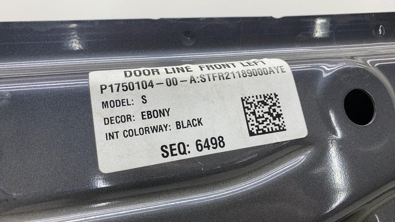 ⭕ 21-24 Model S Front Driver Side Door Shell Panel Left Gray PMNG 1750