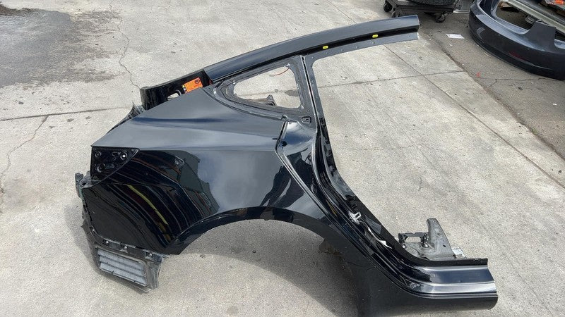 ⭕ 17-20 Tesla Model 3 Rear Right Quarter Panel Structural Frame Cut Black PBSB