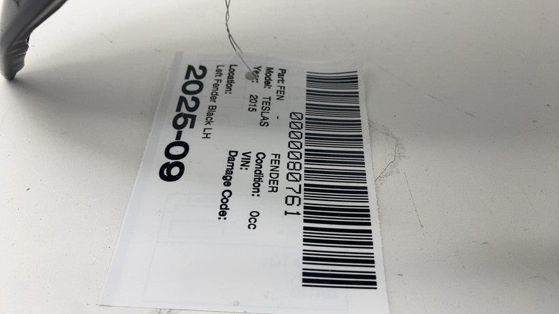 ⭕2012-2020 Tesla Model S Front Driver Side Fender Shell Panel Left LH Black PBSB