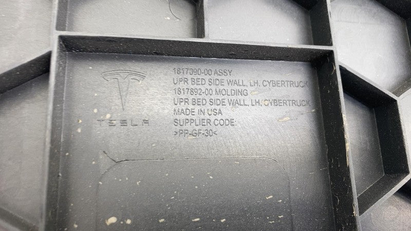 ⭕ 24 Cybertruck Rear Driver Side Upper Truck Bed Side Wall Panel Left 