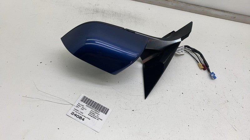 ⭕ 17-20 Model 3 Front Left Exterior Rear View Door Mirror Blue PPSB 11