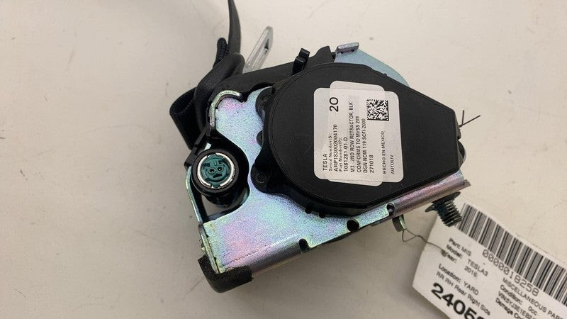 ⭕ 17-23 Model 3 Rear Left or Right 2nd Row Seatbelt Retractor Assy 108