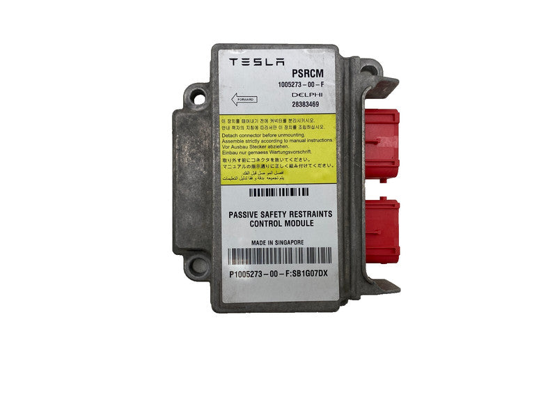 100527300F ⭕ 2012-2015 Tesla Model S Passive Safety Restraints Control Module 1005273-00-F