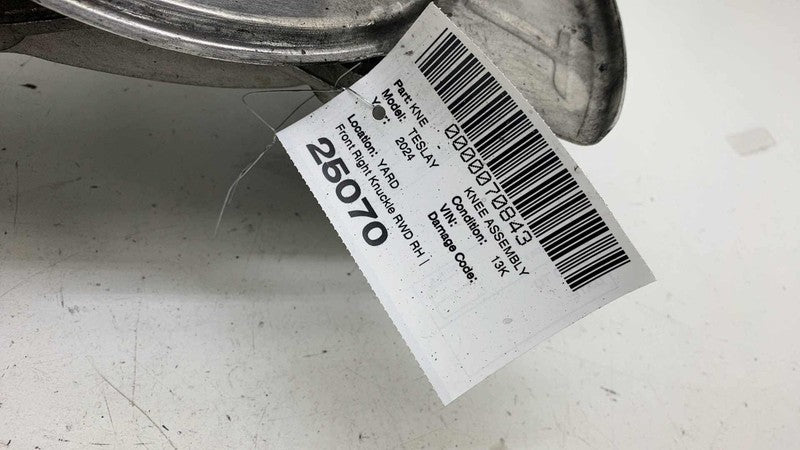 118831600F ⭕2020-2024 Tesla Model Y Front Right Spindle Knuckle w/ Dust Shield 1188316-00-F