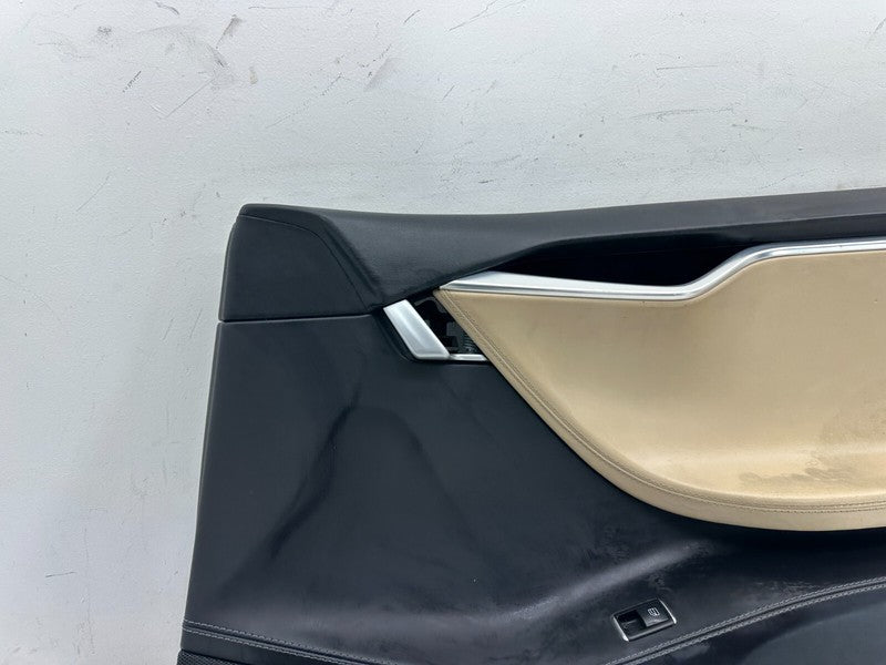 100791200D 12-20 Tesla Model S Front Right Interior Door Panel Trim Card Cover 1007936-26-M