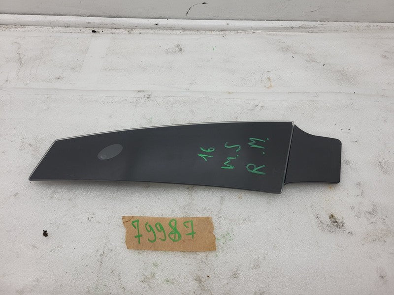109230700B ⭕ 16-20 Model S Passenger B-Pillar Glass Applique w/ Camera Right 1092307-00-B