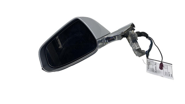 ⭕ 12-15 Model S Left Exterior Rear View Door Mirror OEM Silver PMSS 6005864-00-E