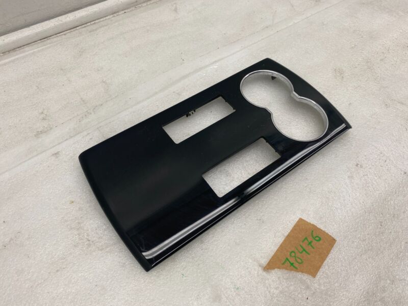 ⭕ 2012-2020 Tesla Model S Center Console Cupholder Decor Trim Cover Piano Black