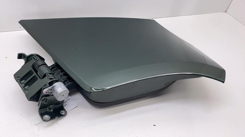 PT00002407 ⭕ 2022-2024 Rivian R1T Rear Driver Gear Tunnel Door & Hinge Left Green - EXP006