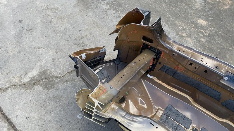 21-24 Tesla Model S Rear Closeout Tail Panel w/ Left & Right Rail Black - PBSB