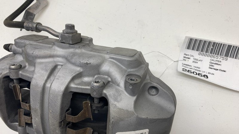 ⭕ 2020-2024 Tesla Model Y Front Left Caliper w/ Brake Hose Line OEM 22