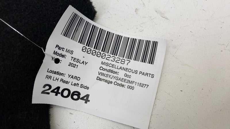 1592657 00 B ⭕ 2020-2023 Model Y Rear Driver Side C-Pillar Trim Cover Lower Left 1592657-00-B