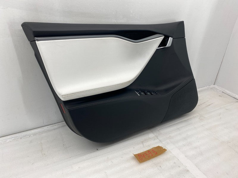 600607153N ⭕12-20 Tesla Model S Front Left Interior Door Panel Trim Card Cover 6006071-53-N