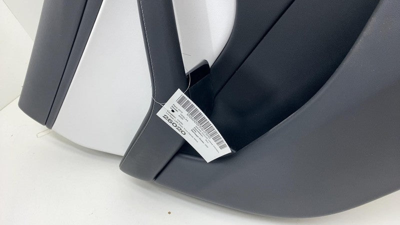 1105095 00 2017-2020 Tesla Model 3 M3 Rear Driver Side Door Panel Trim Cover White Left LH