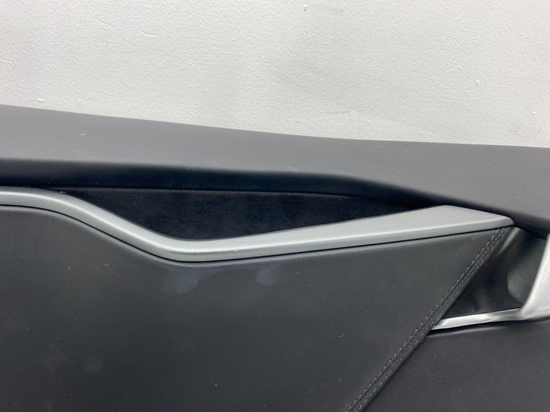 600613371L ⭕ 12-20 Tesla Model S Rear Left Interior Door Panel Trim Card Cover 6006133-71-L