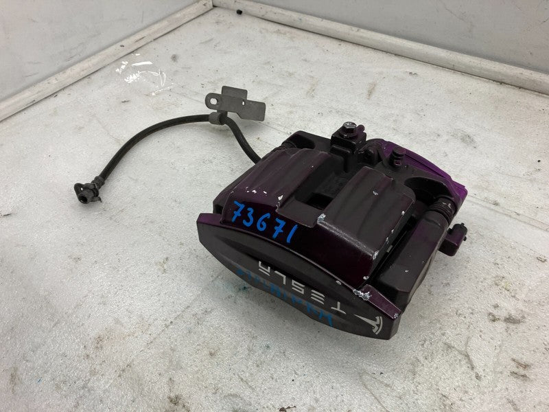 ⭕ 2021-2023 Tesla Model S X Rear Passenger Side Caliper w/ Brake Hose Line Right