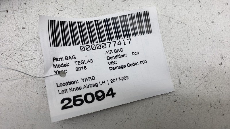 ⭕2017-2023 Tesla Model 3 Front Left Lower Knee Safety Airbag Module 10