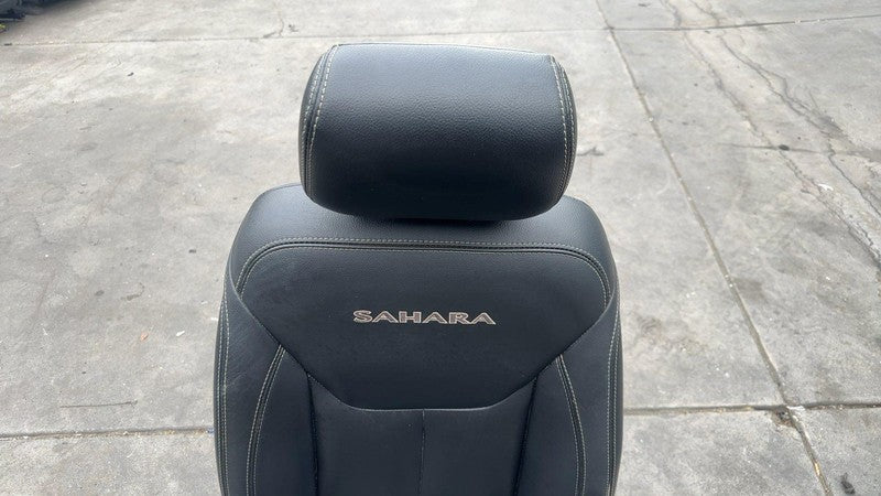 ⭕ 11-17 Jeep Wrangler Front Driver Side 1st Row Bucket Seat Black Leather Left