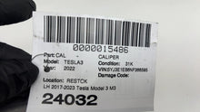 ⭕ 17-23 Model 3 Front Driver Side Caliper w/ Brake Hose Line Left 1044621-00-E