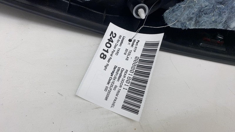 ⭕2012-2020 Tesla Model S MS Rear Passenger Side Door Panel Trim Card Cover Right