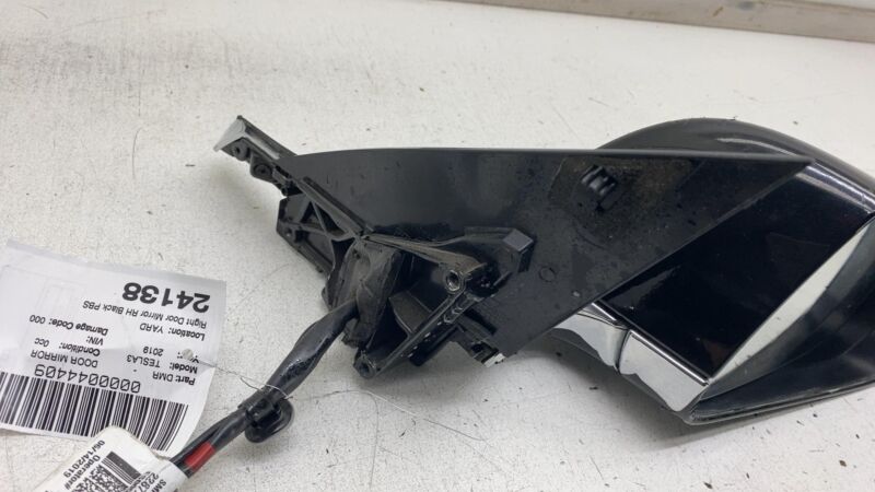 🍩2017-2020 Tesla Model 3 Front Right Exterior Rear View Door Mirror  Black PBSB