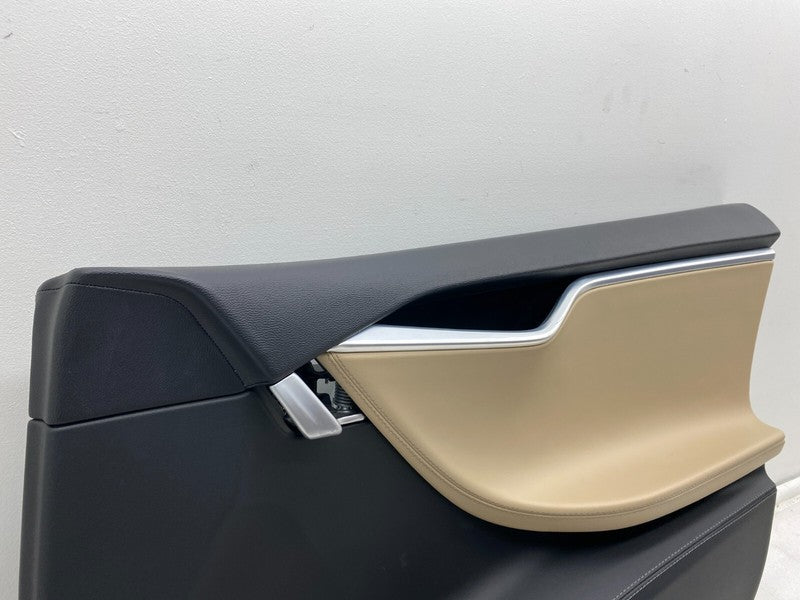100793620L ⭕ 12-15 Model S Front Right Interior Door Panel Trim Card Cover RH 1007936-20-l