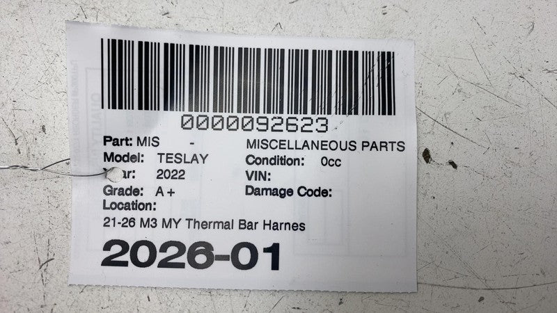 ⭕ 21-26 Model Y Thermal Bar Supermanifold Wiring Harness Cable Wire 20