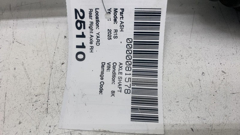 PT00087080D ⭕ 2022-2025 Rivian R1S Rear Passenger Right Side CV Axle Half Shaft PT00087080-D