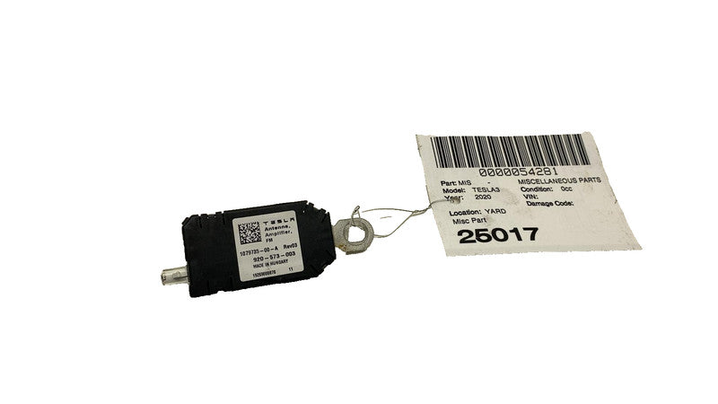 ⭕ 17-23 Tesla Model 3 Y Infotainment Antenna Amplifier AMP Radio FM 10