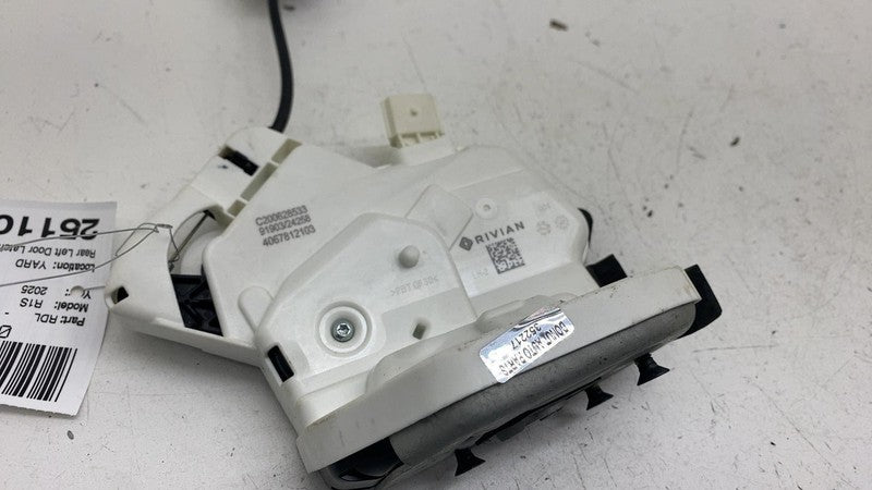 C200628533 ⭕ 2025 Rivian R1S Rear Driver Side Door Latch Lock Actuator w/ Cable C200628533