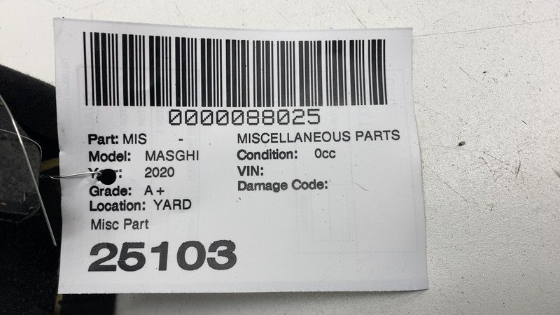 ⭕ 2014-2020 Maserati Ghibli Rear Left Side C-Pillar Upper Cover Trim 0