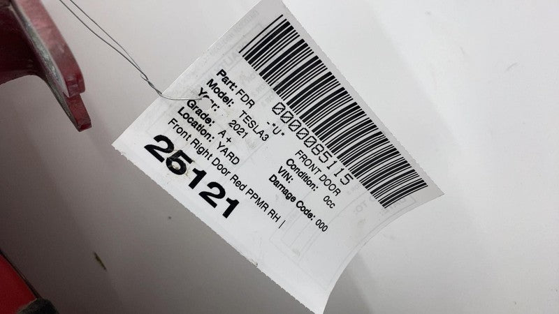 ⭕ 2021-2023 Tesla Model 3 Front Passenger Side Door Shell Panel Right 