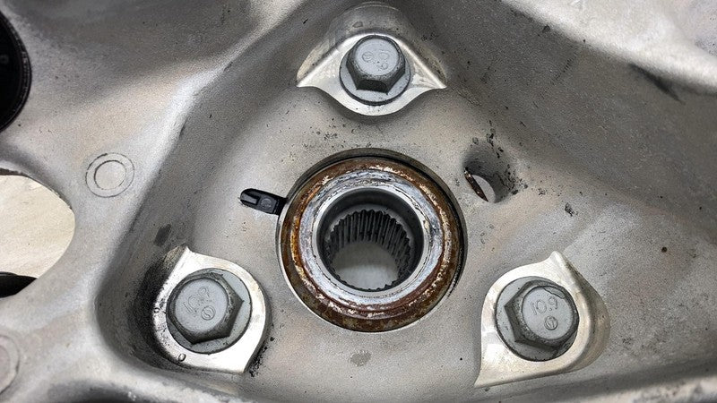 ⭕ 17-23 Model 3 M3 Rear Driver Spindle Knuckle & Shield + Hub Left 104