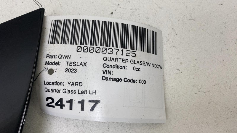 ⭕ 2021-2024 Tesla Model X Rear Driver Side Window QTR Quarter Glass Le