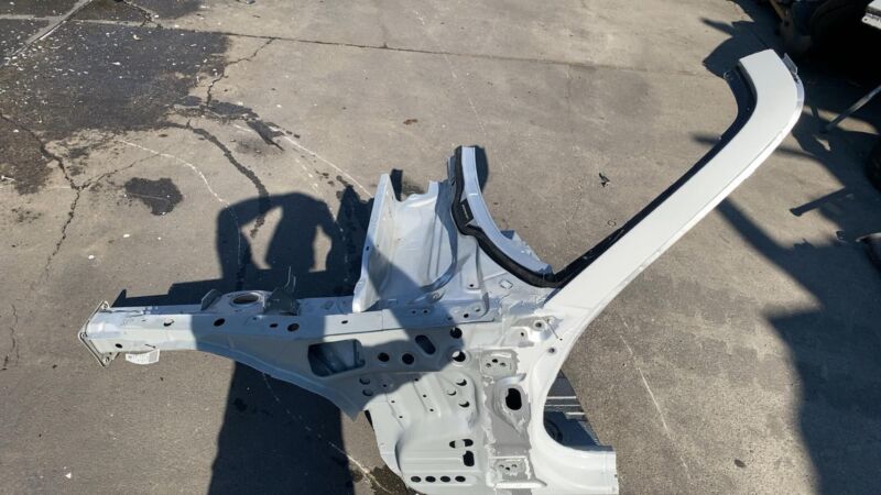 ⭕2008 Mazda MX-5 Miata Front Left Side Body Frame Horn Apron Rail Assembly White