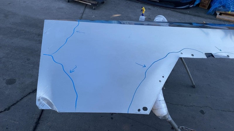 192831700A 2024-2025 Tesla Cybertruck Rear Passenger Right Quarter Panel Fender Sail RH OEM