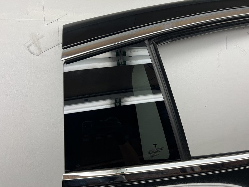 ⭕ 2016-2024 Tesla Model X Rear Right Falcon Door Panel Black PBSB 1028