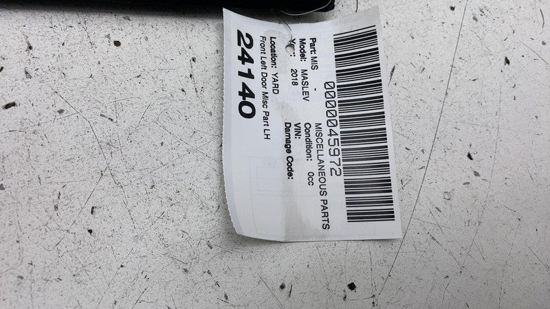 670035236 ⭕17-20 Maserati Levante Front Driver Side Door Lower Molding Trim Left 670035236