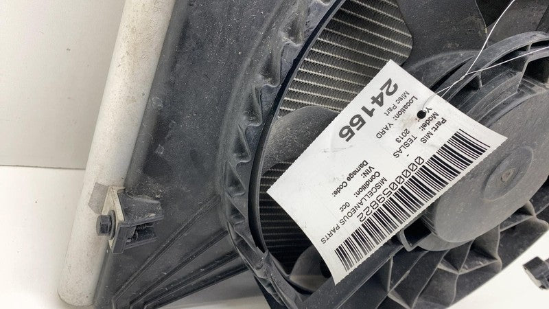 ⭕ 12-20 Model Tesla S Right A/C Condenser Cooling Radiator w/ Fan Shro