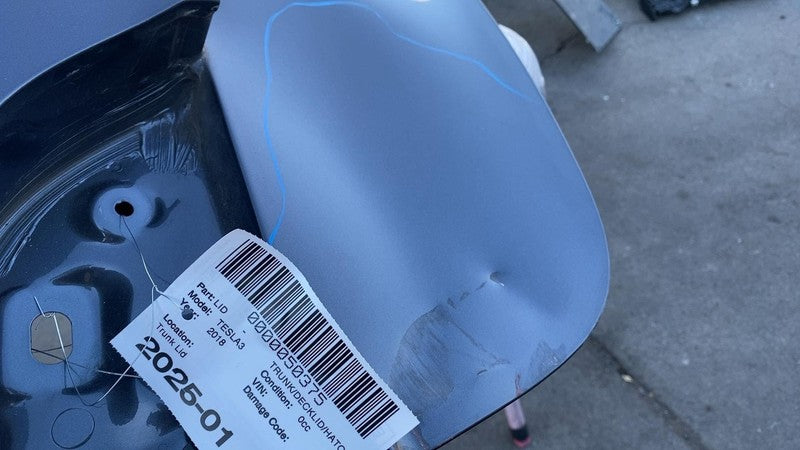 2017-2020 Tesla Model 3 M3 Rear Trunk Tailgate Liftgate Decklid Shell Panel Assy