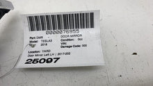 ⭕ 17-20 Tesla Model 3 Left Exterior Rear View Door Mirror Red PPMR 1110777-99-H