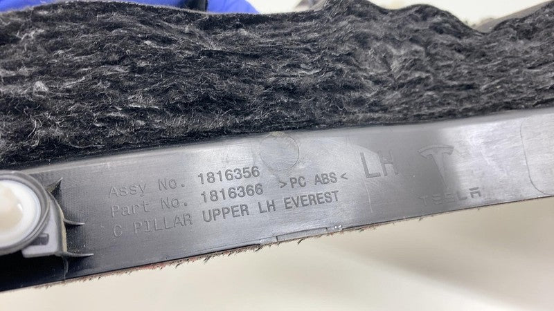 2024 Tesla Cybertruck Rear Driver Side Upper C-Pillar Cover Panel Trim