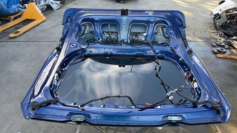 ⭕ 12-15 Tesla Model S Rear Liftgate Trunk Lid Tailgate Hatch Shell Blu