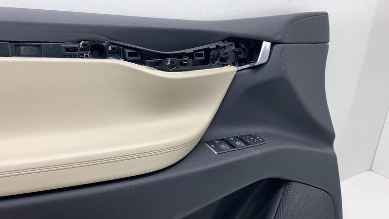 ⭕ 16-20 Model X Front Driver Side Door Panel Trim Card Cover Left 1055